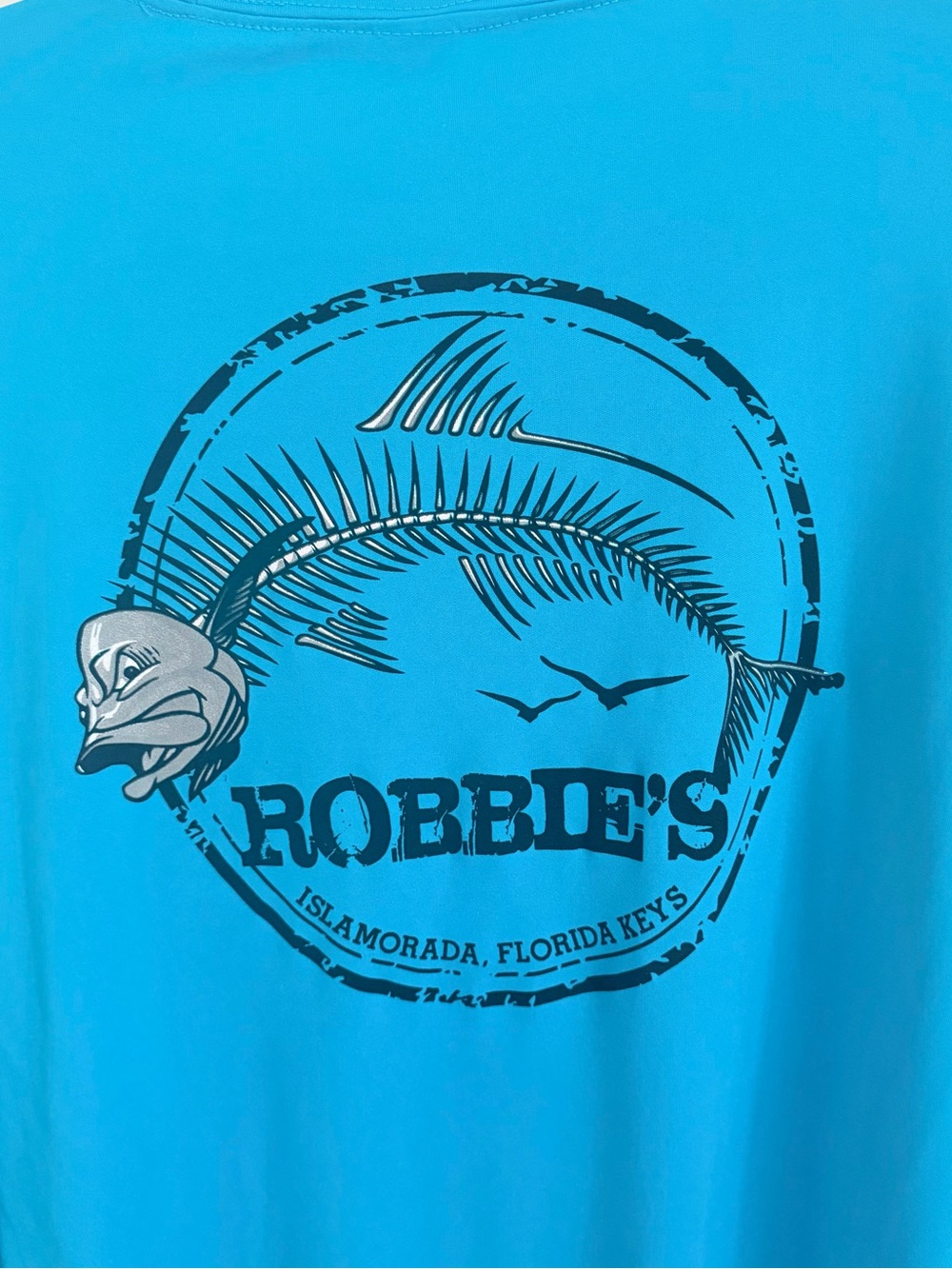 Fishing Shirt Like New Robbie’s Florida Keys Sun Shirt Sport Tek  Size S